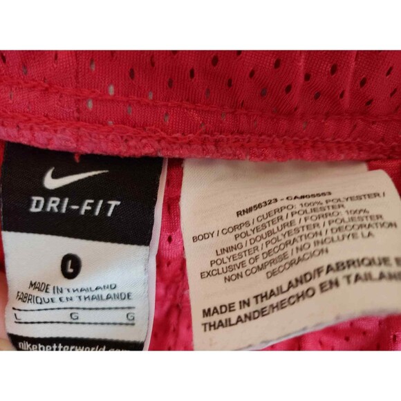 Nike Dri-Fit Pink Mesh Pants - Girls L - Picture 2 of 13